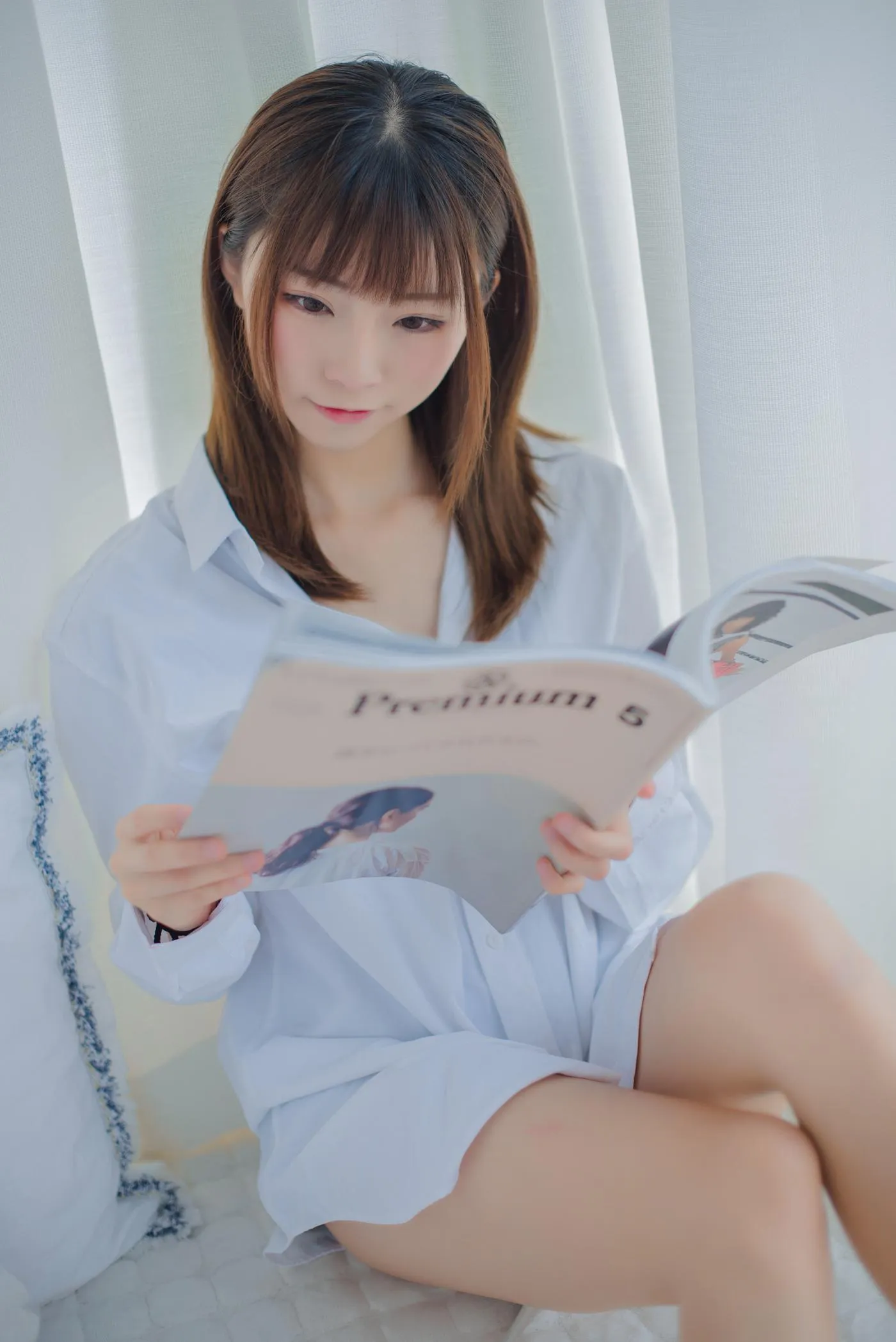 绮太郎_Kitaro – NO.27 白衬衫 [47P]插图3